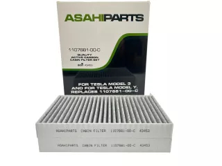 1 pár Pollenszűrő Tesla Model 3, aktívszenes (3)