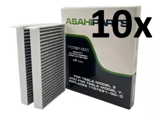 10 pár pollenszűrő Tesla Model 3, aktívszenes (2)