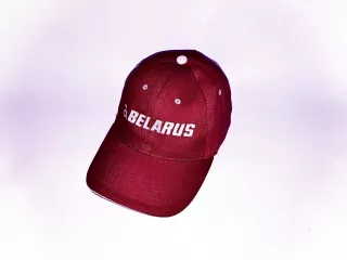 Baseball sapka, hímzett Belarus felirattal (piros) (1)