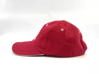 Baseball sapka, hímzett Mitsubishi felirattal (piros) (3)