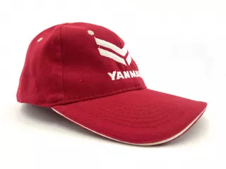 Baseball sapka, hímzett Yanmar felirattal (piros) (2)