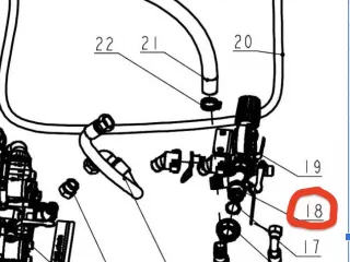 Csatlakozó Komondor FAP-200 permetezőhöz (1)