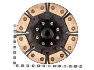 Force 435 kuplungszerkezet és tárcsa szett (4)