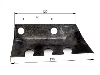 Gödörfúró vágóél pár 300mm-es fúrószárhoz, lyukközép távolság 65mm (3)
