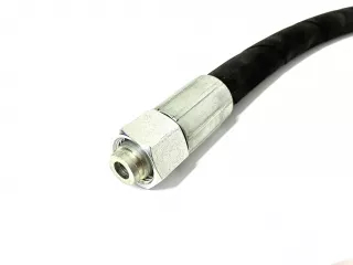 Hidraulika tömlő M18x1.5 L=1200, egyenes és 90° végekkel (2)