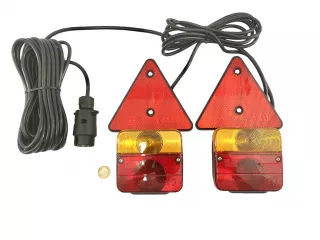lámpa piros-sárga prizmával, 7,5m kábel mágnestalpal (0)