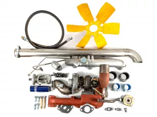 MTZ turbó átalakító szett szívó motorhoz (90 Le) komplett (gyári turbóval) normál UTN adagolós változat (1)
