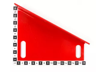 Oros tartólemez a láncvezetőhöz, szárzúzó hajtás (3)