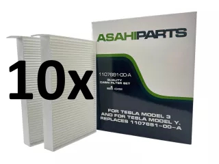 Pollenszűrő Tesla Model 3, 10 páros csomag SZUPER ÁRON! (2)