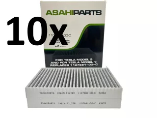 Pollenszűrő Tesla Model Y, aktívszenes, 10 páros csomag SZUPER ÁRON! (3)