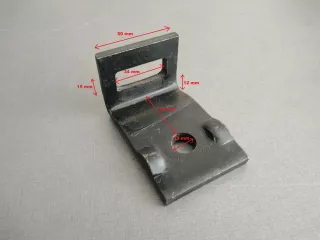 rugós kapa felfogató bilincs 40x50x12 mm (0)