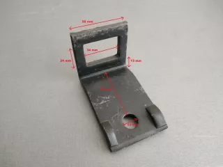 rugós kapa felfogató bilincs 54x50x13 mm (0)