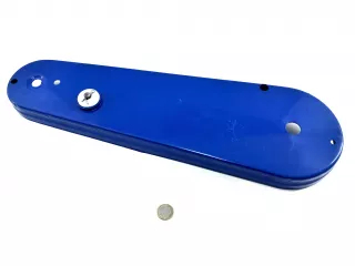 SPC vetőgép védőlemez hátsó komplett (láncfeszítő + görgők + rugó) (0)