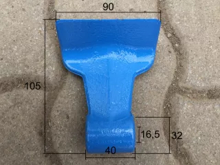 Szárzúzó zúzókalapács DP, DPS, EFGC és EFGCH sorozatú vízszintes tengelyű szárzúzókhoz, AsahiParts, 30 darabos készlet, SZUPER ÁRON! (4)