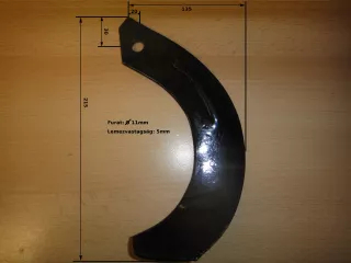 Talajmarókés japán kistraktorokhoz Hinomoto SZUPER ÁRON! (6)