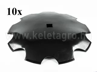 Tárcsalap 460mm, csipkés, (bóracél) AsahiParts, 10 darabos csomag (0)