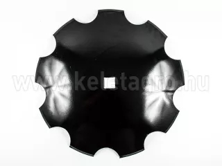 Tárcsalap 460mm, csipkés, (bóracél) AsahiParts, 10 darabos csomag (2)