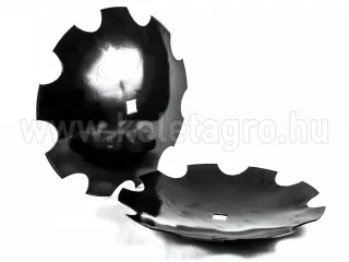 Tárcsalap 460mm, csipkés, (bóracél) AsahiParts, 10 darabos csomag (6)