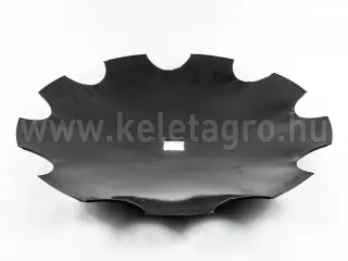 Tárcsalap 460mm-es, csipkés, (bóracél) AsahiParts, 10 darabos csomag (1)