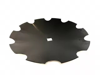 Tárcsalap 560mm (36x36), csipkés (5mm), (bóracél) AsahiParts, SZUPER ÁRON! (1)