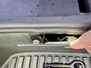 Tesla első csomagtér LED világítás Model Y (7)