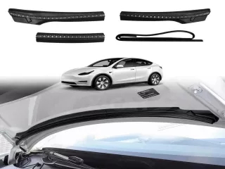 Tesla első csomagtérfedél vízterelő és tömítő készlet, 3 részes, Model Y (2020–2025) (1)