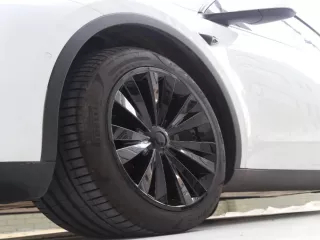 Tesla Gemini dísztárcsa készlet, fényes fekete, ABS, 19