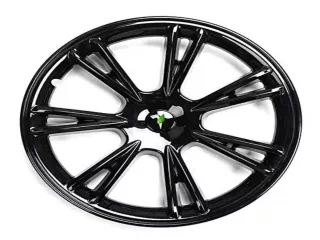 Tesla Gemini dísztárcsa készlet, fényes fekete, T logóval, 19