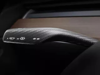 Tesla irányváltó- és irányjelző kar burkolat, valódi karbon, matt, 2 db, Model 3 / Model Y (1)