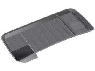Tesla képernyő mögötti tárolódoboz, szürke TPE, Model 3/Y (2017–2023) (0)