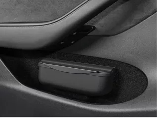 Tesla szemüvegtok, szilikon, tépőzáras, Model 3 / Model Y (2)