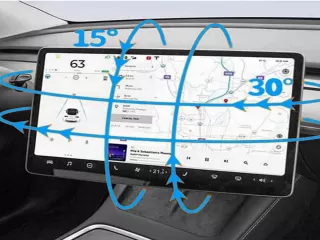 Tesla T5 központi kijelző tartó, 4 irányban állítható, Model 3 / Model Y (1)