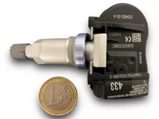 Tesla TPMS guminyomás-érzékelő szenzor, RF 433 MHz, ezüst – Model X (2014.10–2023.12) (1)