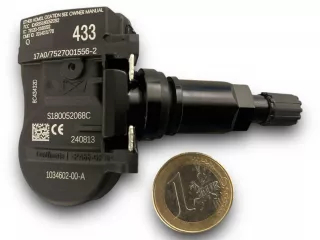 Tesla TPMS guminyomás-érzékelő szenzor, RF 433 MHz, fekete – Model X (2014.10–2023.12) (0)