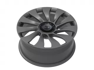 Tesla Überturbine alufelni, 18x8,5J ET38, szatén matt szürke, Model 3 (0)