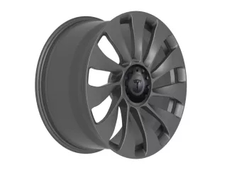 Tesla Überturbine alufelni, 18x8,5J ET38, szatén matt szürke, Model 3 (1)