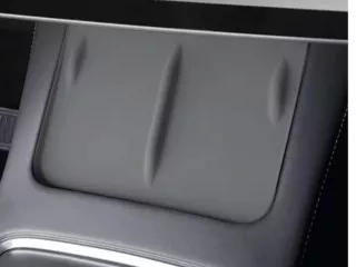 Tesla vezeték nélküli töltőpad a középkonzolra, szilikon, gyári szürke, Model 3 / Model Y (2)