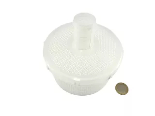 TLT vízszivattyú alkatrész, szívószűrő és kifolyócsőcsonk, d=30 mm (2)