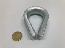 Acélsodrony kötélszív M18