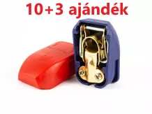 Akkumulátor saru pár, gyors oldású, műanyag takaró fedéllel, 10+3 AJÁNDÉK