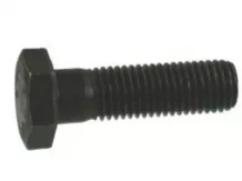 csavar M12x50 hatlapfejű, 10.9 (részmenetes,fekete)