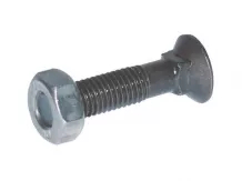 ekevas csavar+anya m10x50 kis fejű (négylaptövű)