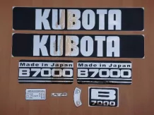 Felirat készlet (Kubota B7000)