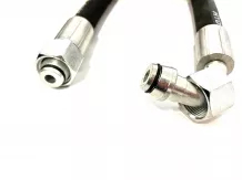 Hidraulika tömlő M16x1.5 L=3000, egyenes és 90° végekkel