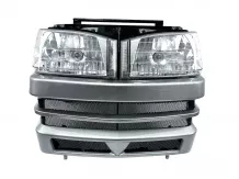 Hűtőmaszk fényszórókkal Iseki AT25 japán kistraktorhoz, használt