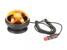 lámpa sárga forgó, mágnes talpas felfogatású 12/24 V