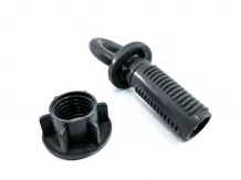 Műanyag úszótest rögzítő füles csavar anyával