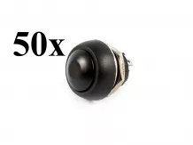 Nyomógombos kapcsoló, vízmentes, 50db-os csomag