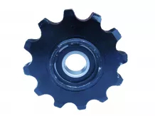 Oros láncfeszítőkerék komplett