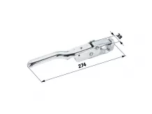 pótkocsi platózár bal, (AP billencs)